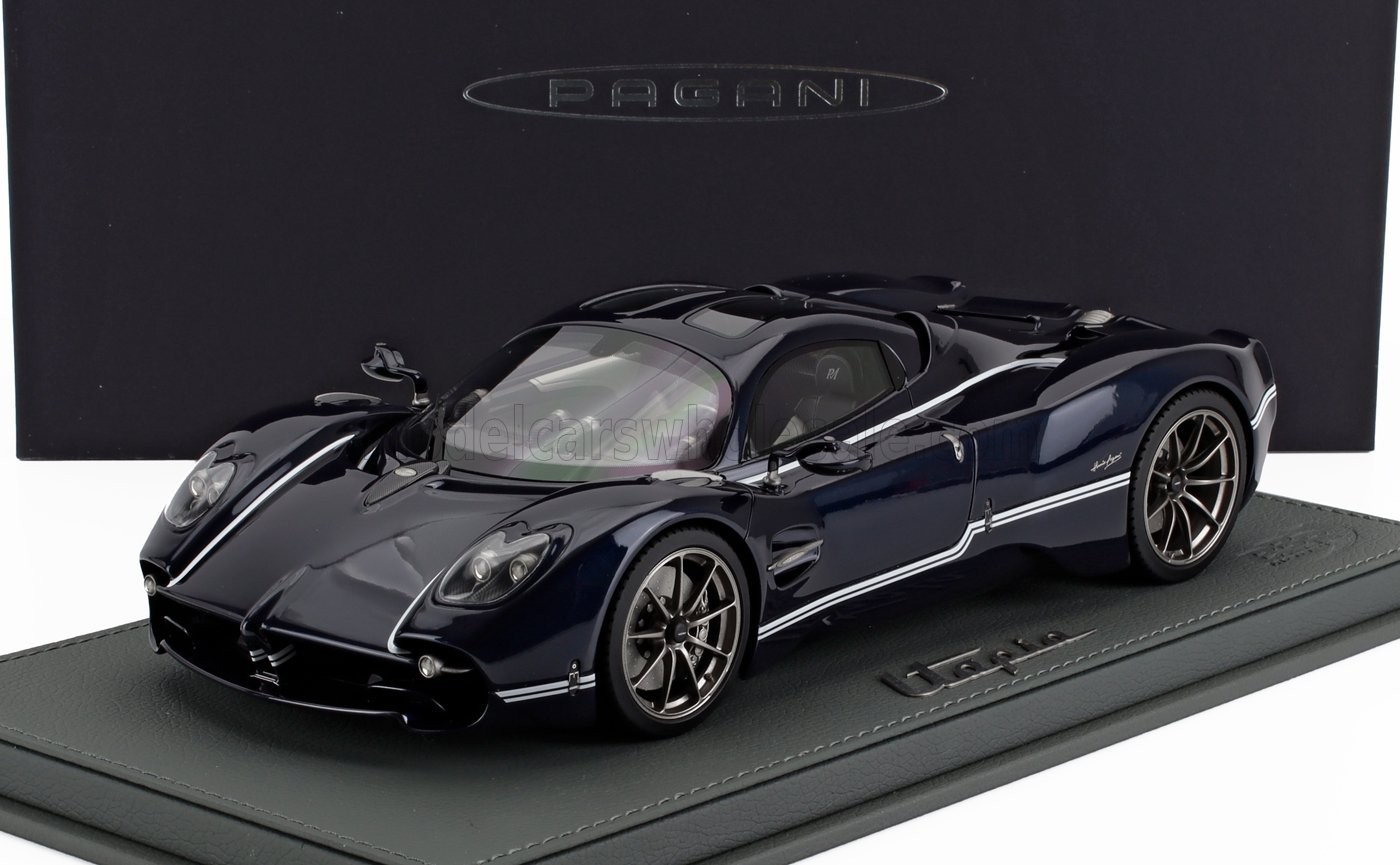 BBR PAGANI UTOPIA 2022 BLUE MIDNIGHT GLOSSY with Showcase 1