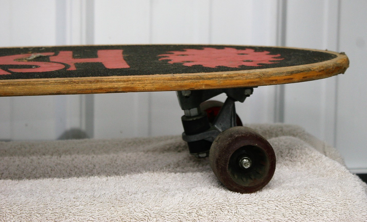 RARE VINTAGE 80'S NASH TOUGH TOP SKATEBOARD DOUBLE SAW BLADES