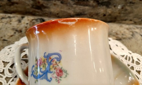 VINTAGE CHINA TEA CUP & SAUCER SET MADE IN GERMANY