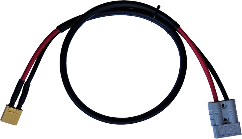 50A Anderson Plug to Xt90M(Male). Length, 1 Meter. Wire, 7.91Mm^2.