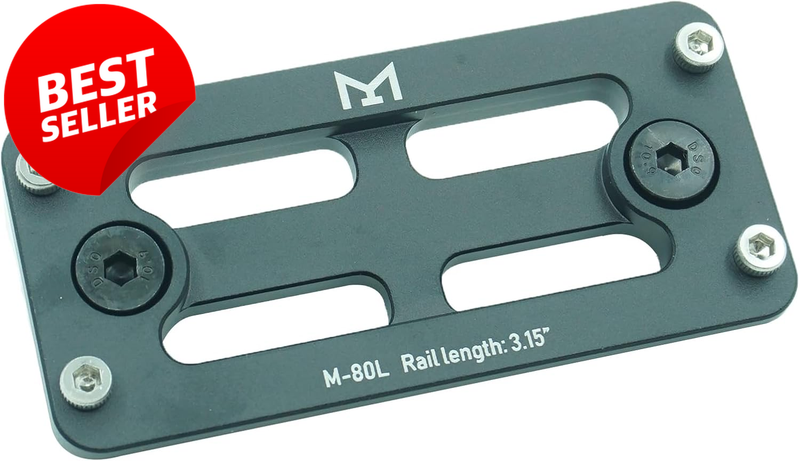 M-LOK Arca Rail Adapter 2 Slot Tripod Ball Head Mount RRS Dovetail - US