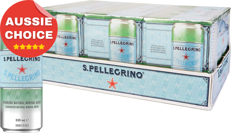 San Pellegrino Sparkling Mineral Water 24 Pack 330ml Refreshing Italian Drink