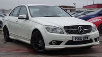 MERCEDES-BENZ C CLASS 2.1 C200 CDI BlueEfficiency Sport White Auto Diesel 2010