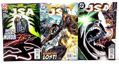 JSA Issues 60 61 62 DC Comics 2004 Redemption Lost 3 Part Series