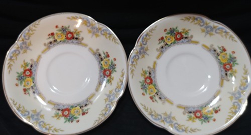 vtg johnson brothers langhorn pareek cups and saucers 8 pc floral england