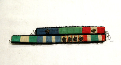 NASTRINI MEDAGLIA CAMPAGNE DI GUERRA CROCE MEDAGLIERE DI GUERRA WWI WWII