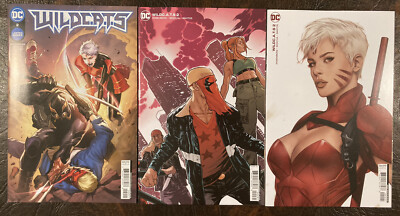 WILDCATS #2 SET OF 3 1:25 SPOKES OLIVER SEGOVIA SANTOS VARIANT DC COMIC BOOK BA