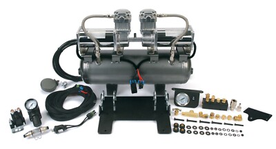 VIAIR 200 PSI Dual Bolt On 380C Air Compressors - 2 Gallon Tank and Jeep Bracket