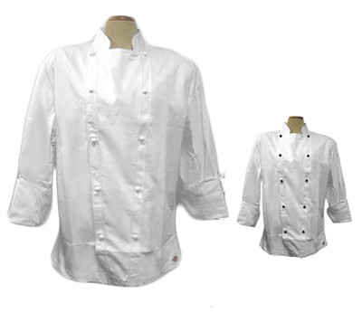 Dickies CW070103 Пальто Master Chef с пуговицами, 100% хлопок