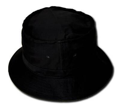 Top Headwear Blank Bucket Hat, Black SM