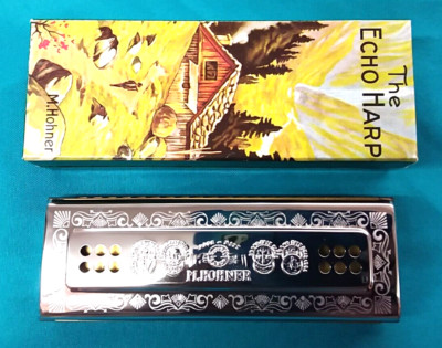 The Echo Harp ~ 55/80 AD Echo Harp 80 Stimmen ~ Hohner Harmonica ~ Key Of A & D