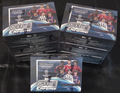 1) 2021-22 Stadium Club Chrome UEFA Champions League MEGA BOX - Messi, Auto?