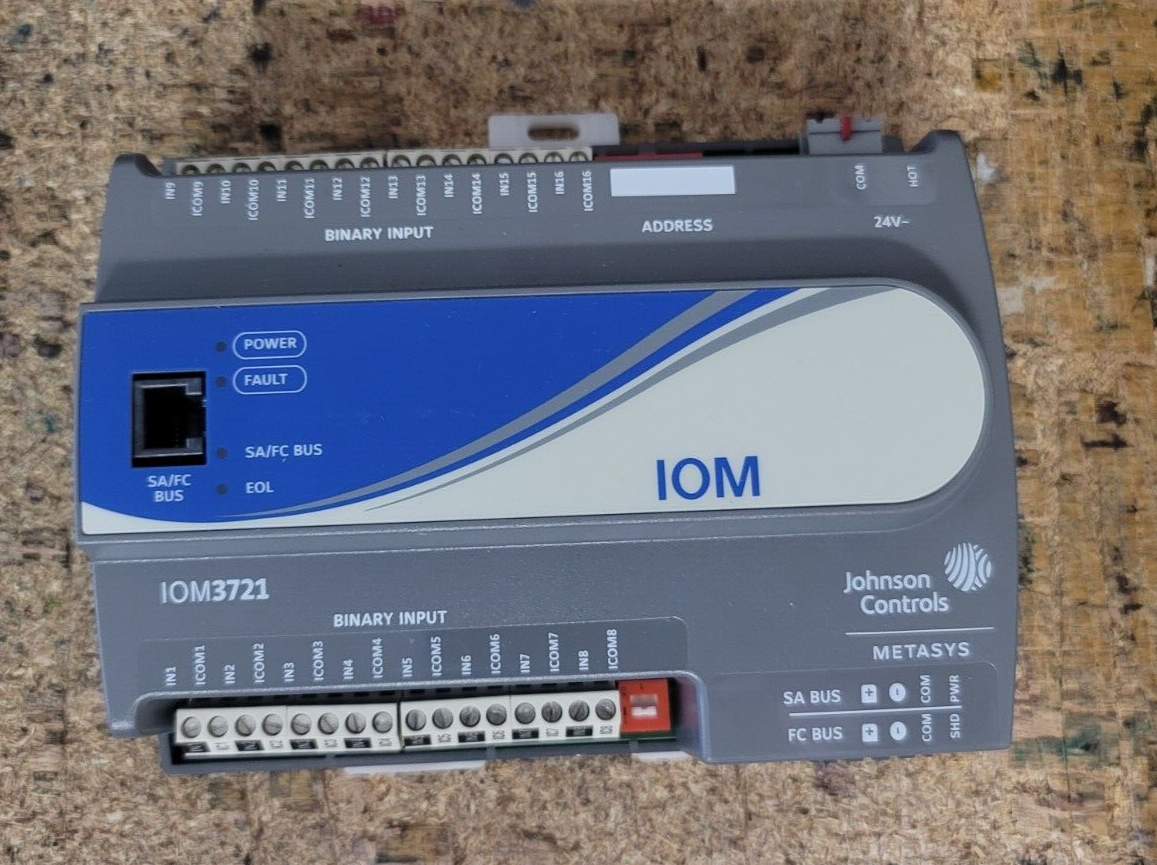 SORSI SOT/CMRT マニュアル Johnson Controls Metasys MS-IOM2723-0 Input/output Module