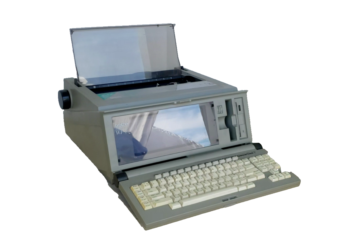 Rare Vintage Brother WP-80 Word Processor With User Manual Rare Vintage Brother WP-80 Word Processor With User Manual