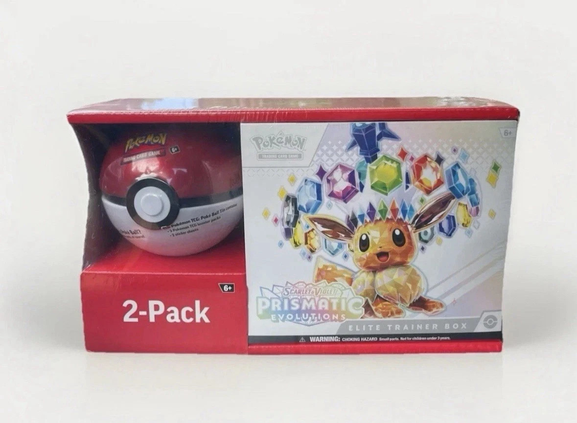 1BOX分30packs Prismatic Evolution ETB Pokemon Scarlet & Violet Prismatic Evolutions Elite Trainer Box