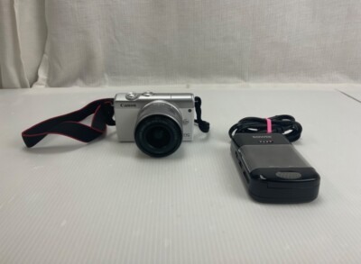 Canon EOS M200 24.1 MP Mirrorless Interchangeable Lens Camera - White (Kit with