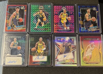 Indiana Pacers Lot Of 8 Auto And Serial Numbered Cards!!