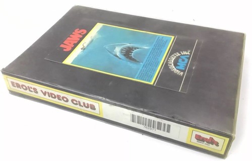 Vintage JAWS Beta / Betamax Hi Fi Movie Video Cassette Tape | 1980 MCA