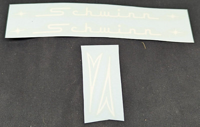 Schwinn Stingray Krate water transfer decals white