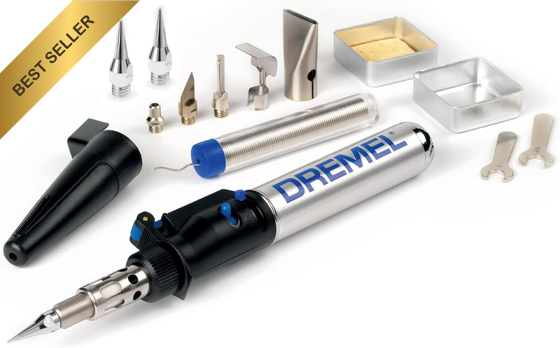 Versatip 2000 Butane Gas Soldering Iron Kit (With 8 Interchangeable Pen Tips for