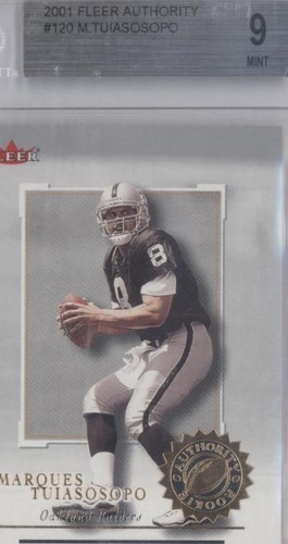 2001 Fleer Authority Marques Tuiasosopo #120