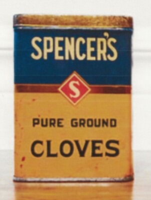 A  ''Spencer's Pure Ground Cloves'' Spice Can Homade Picture Postcard - SC-06