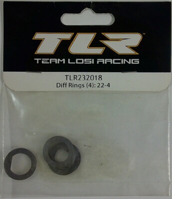 Team Losi Racing TLR232018  Diff Rings (4): 22-4       New        Free Shipping