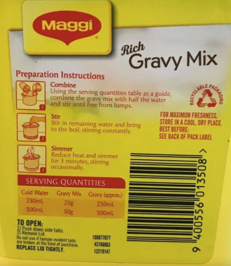 1kg Maggi Rich Gravy Mix Classic Best FRESH MADE Free FAST Ship BY AU