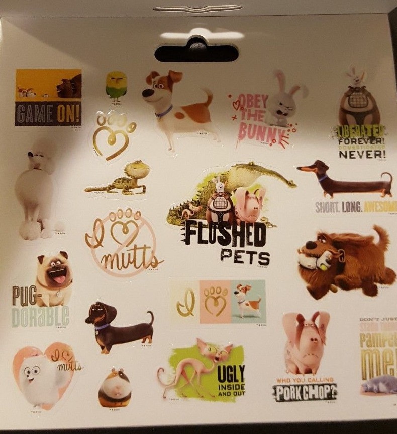 4 packs of stickers 120 in each pack - Palace Pets, Sofia the First, & 2 Pets