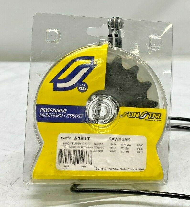 のん Sunstar 51617 17-Teeth 530 Chain Size Front Countershaft
