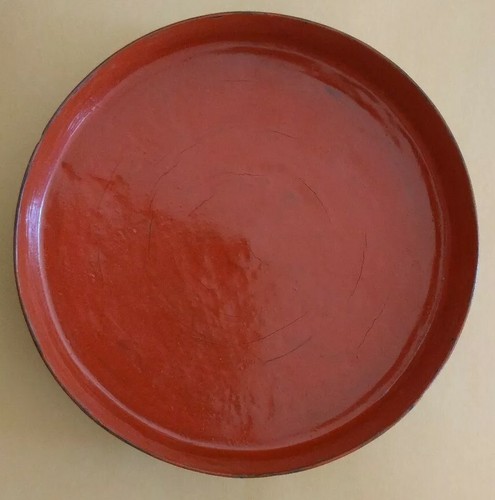 Vintage Kashmir Chinese Indian Burmese lacquer dish bowl? 1910/20