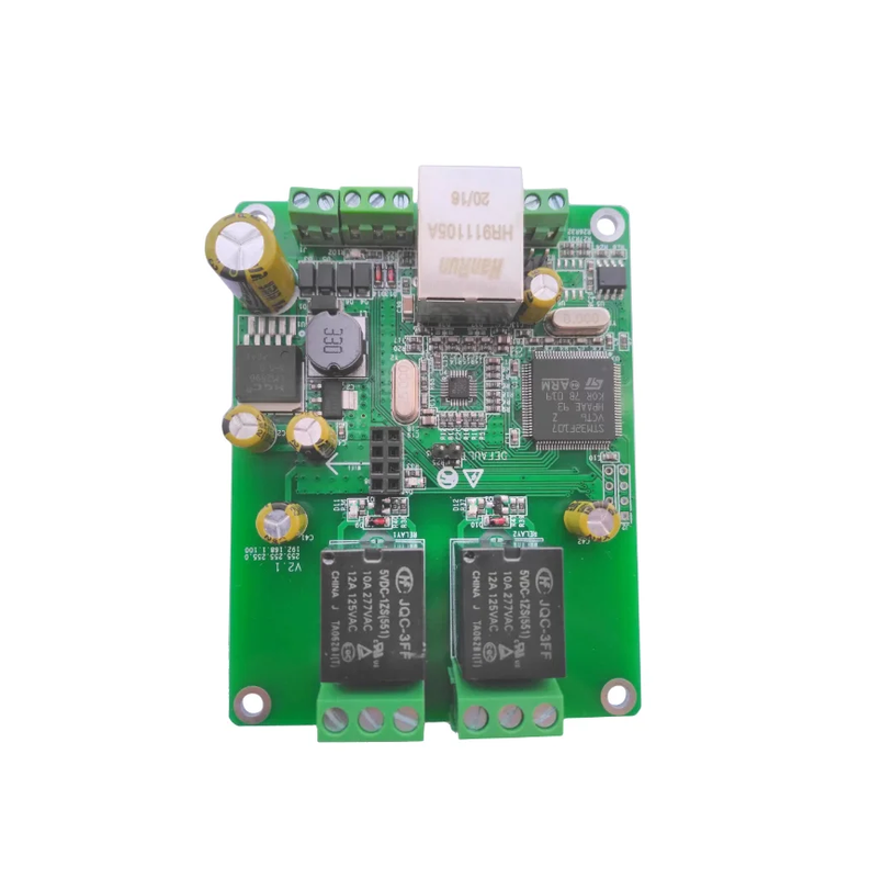 2CH Ethernet Relay Module MQTT Modbus Wifi CAN RS485 TCP Digital Input Web Acces