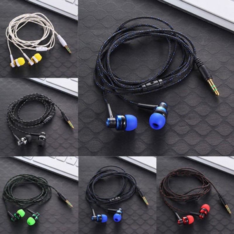 Durable Earphone 3.5mm InEar Stereo Headphone Headset Earbud