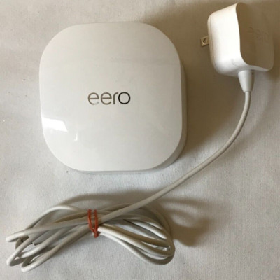 EERO 6 Model No. Q010001 Mesh WiFi Extender w/ Power Adaptor Cable