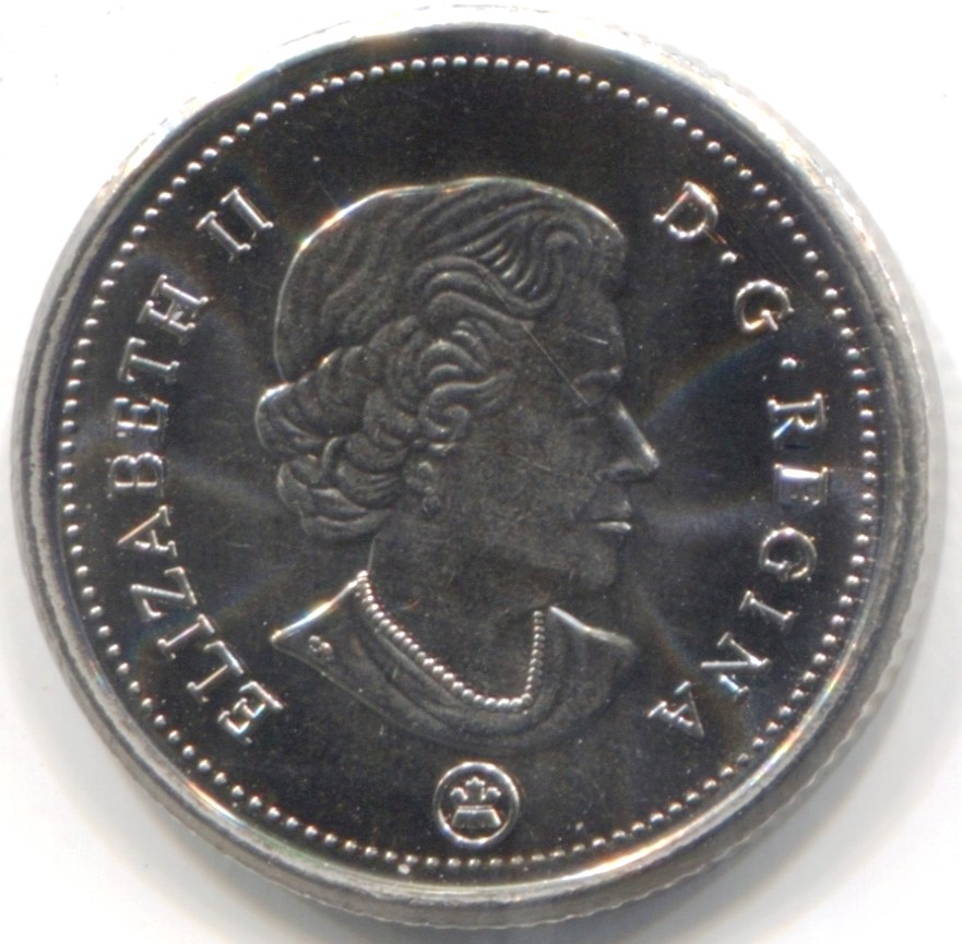 2018 UNC CANADA 10 CENTS Coin from Bank Roll