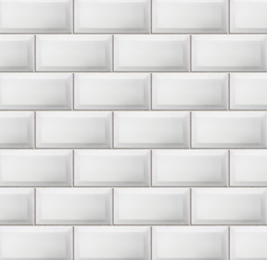 FREE SUBWAY UNDERGROUND TILES B&Q WHITE BEVELLED EDGE in Larbert