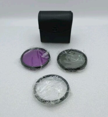 Bower Digital SLR Filter Kit 58mm UV, PL and FLD filters. **Brand New**