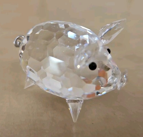 スワロフスキー　豚 SWAROVSKI 並行輸入品 スワロフスキー キーリング キーホルダー