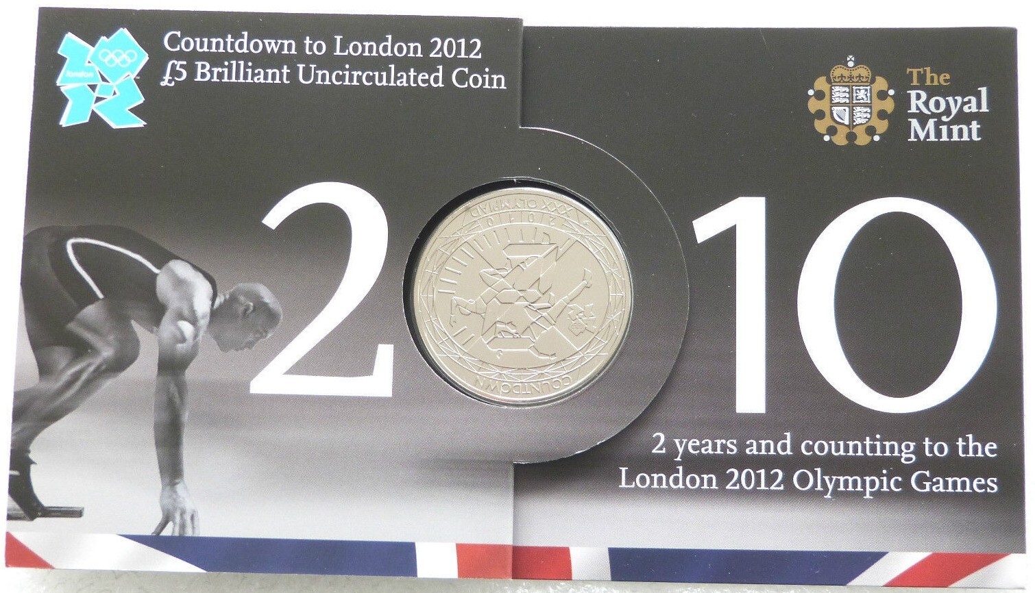 2010年 イギリス銀貨 5ポンド ロンドンオリンピック記念銀貨 SV925 2010年 イギリス銀貨 5ポンド ロンドンオリンピック記念銀貨