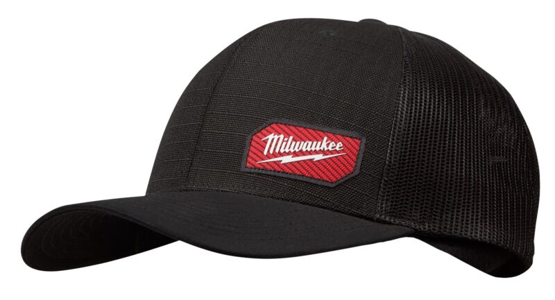 Milwaukee 505b Gridiron™ Snapback Trucker Hat (black)