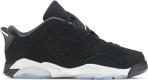 

[768882-003] Кроссовки Air Jordan RETRO 6 LOW CHROME (2015) (PS) для дошкольников, Black/metallic silver-white