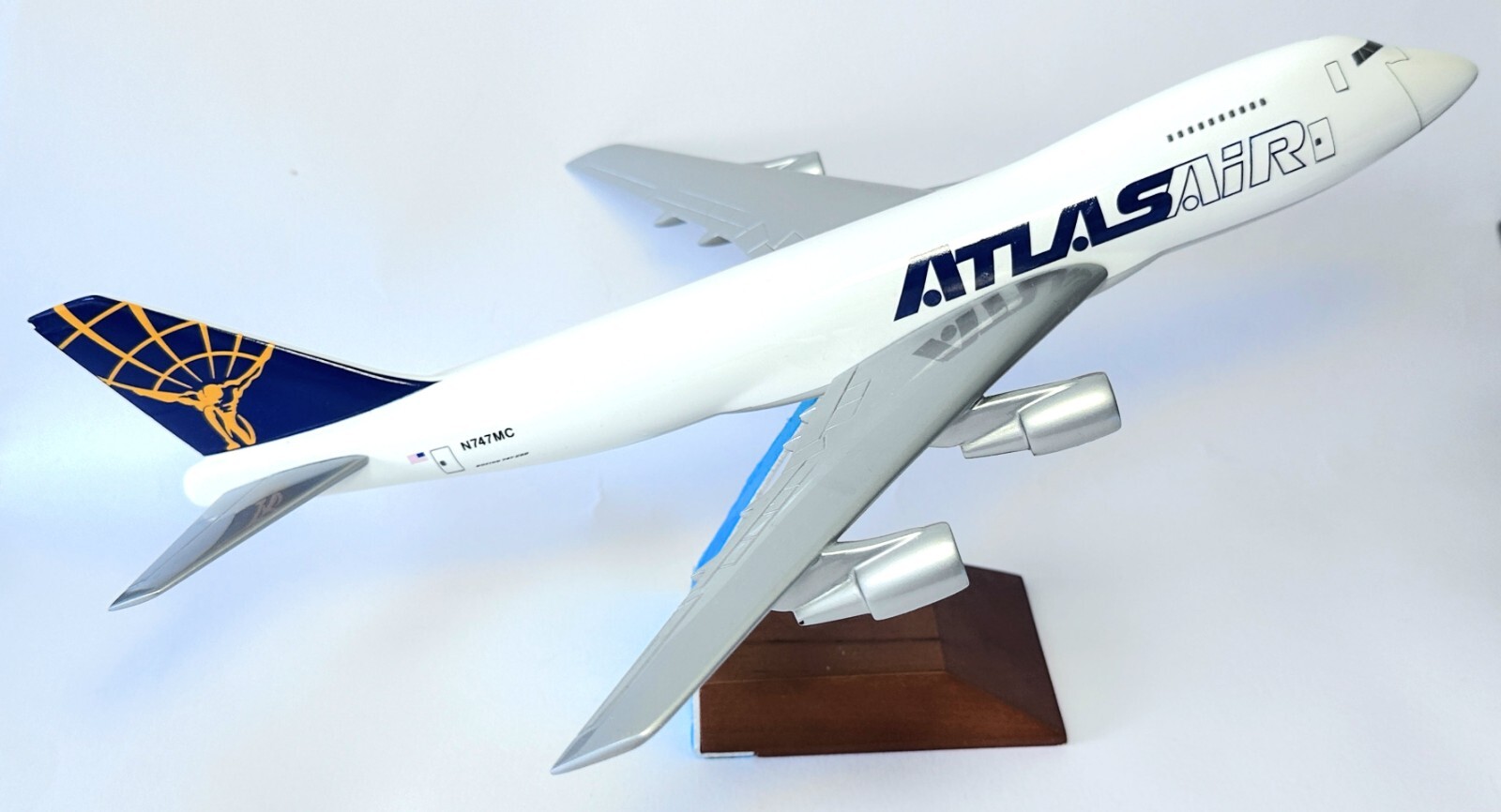 1/200ジェミ二ATLAS AIR 747-Fモデル 1/200スケール Boeing 747-200 Atlas Air USA Premium Collectors Model Scale