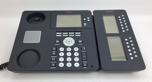 AVAYA 9650 IP VOIP DISPLAY PHONE W/ SBM24 EXPANSION MODULE E1216