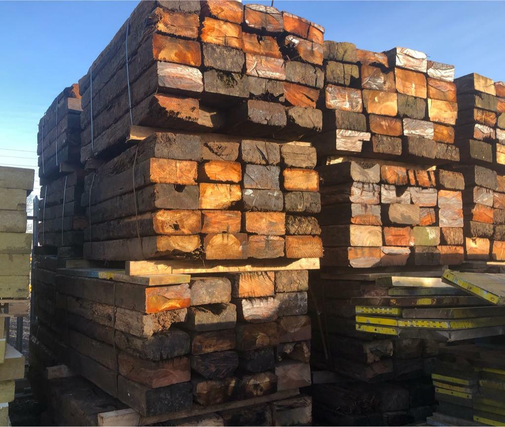 🍄 RECLAIMED RAILWAY SLEEPERS in Broadheath, Manchester Gumtree