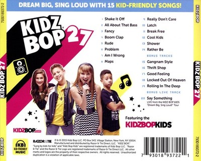 KIDZ BOP KIDS KIDZ BOP, VOL. 27 [WALMART EXCLUSIVE] NEW CD