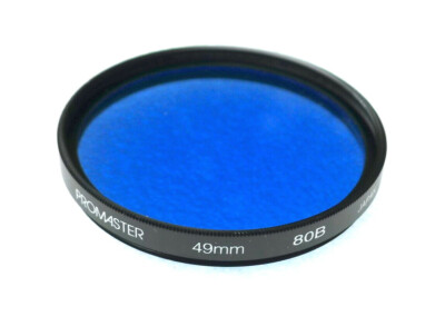 49mm ProMaster (Hoya) 80B Filter - BLUE Color Correction - NEW