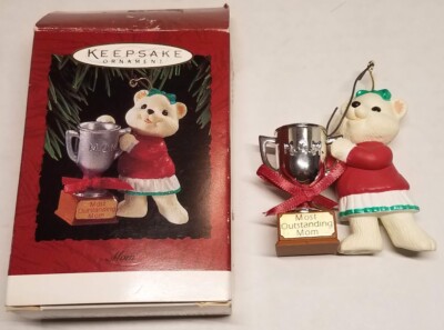 HALLMARK Keepsake 1994 #1  MOST OUTSTANDING MOM CHRISTMAS ORNAMENT 