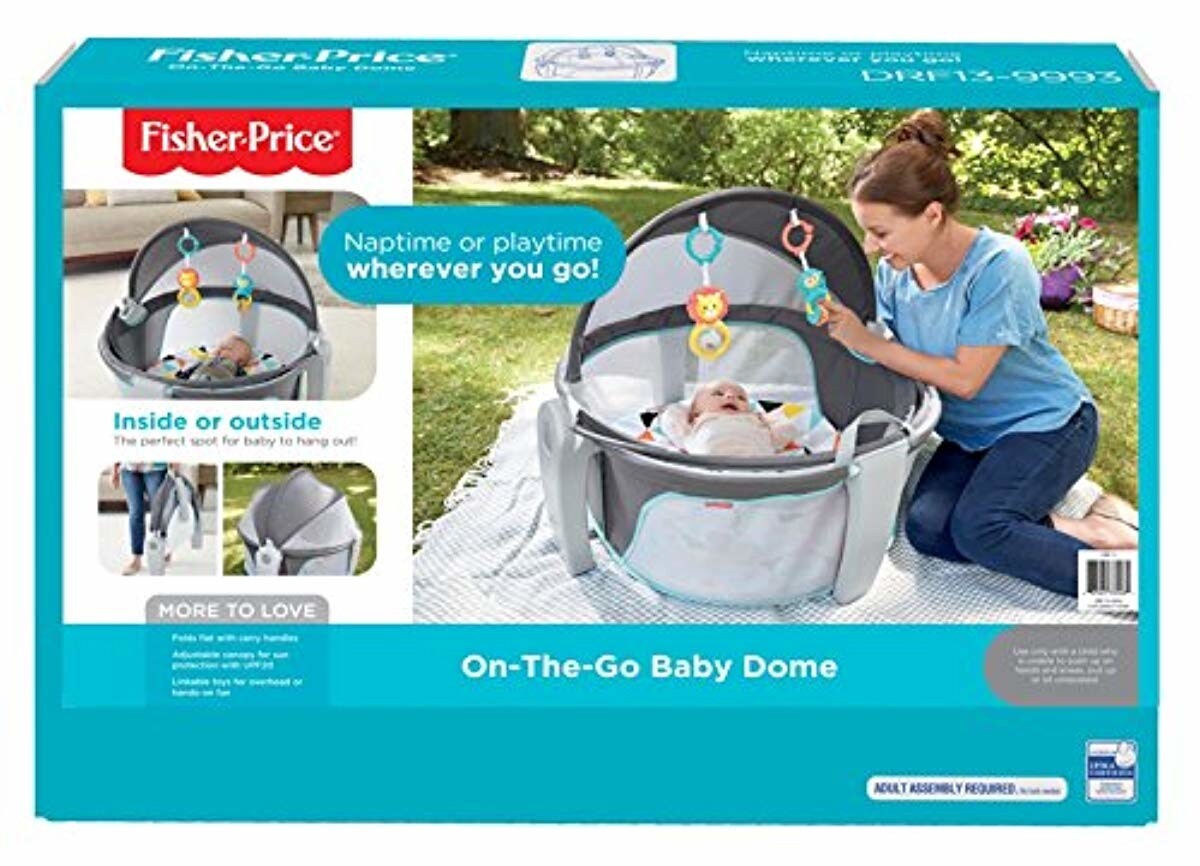 Fisher-Price On-The-Go Baby Dome, White