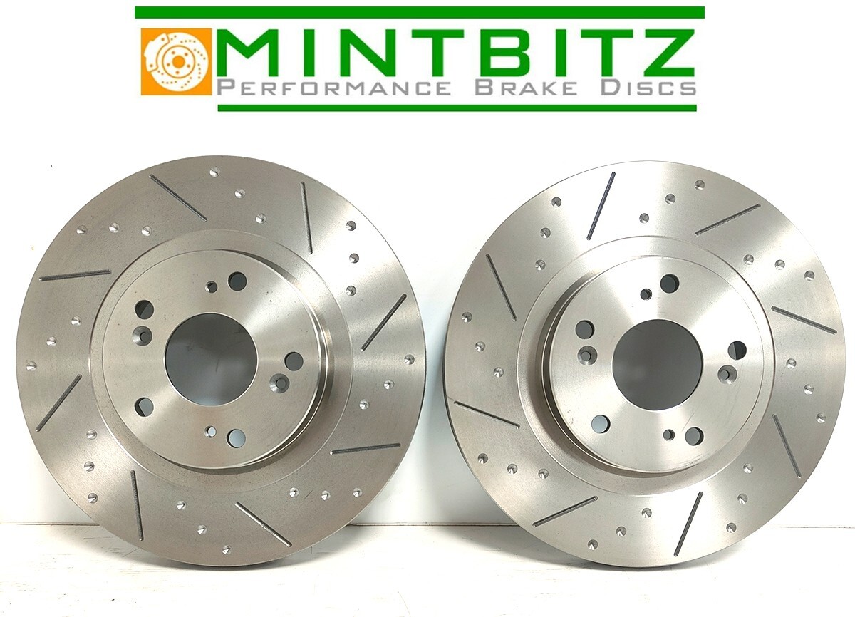 REAR BRAKE DISCS for TOYOTA MR2 MK2 TURBO 92-00 SW20 Dimpled & Grooved 281mm