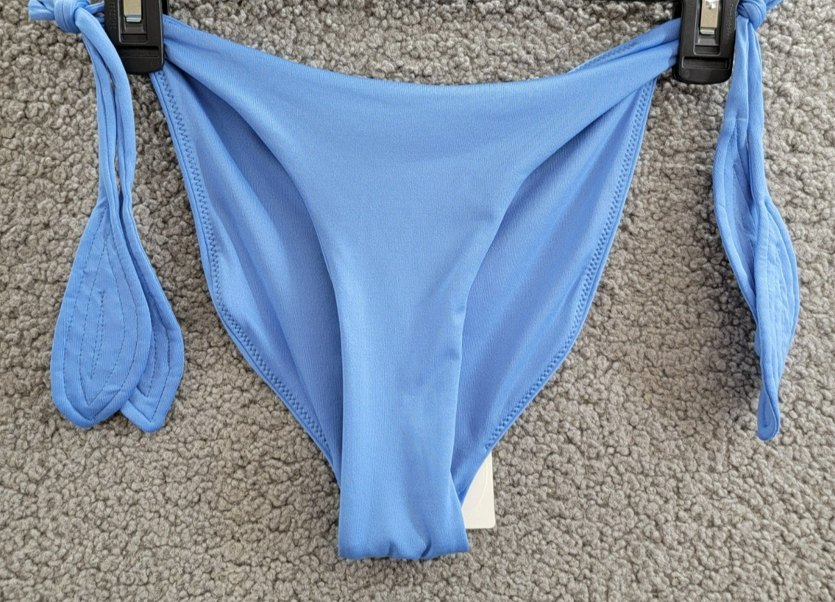 Peixoto Amara Bikini Top & Juliet Bikini Bottom Set Women's M Laz Blue Side Tie - Picture 11 of 23